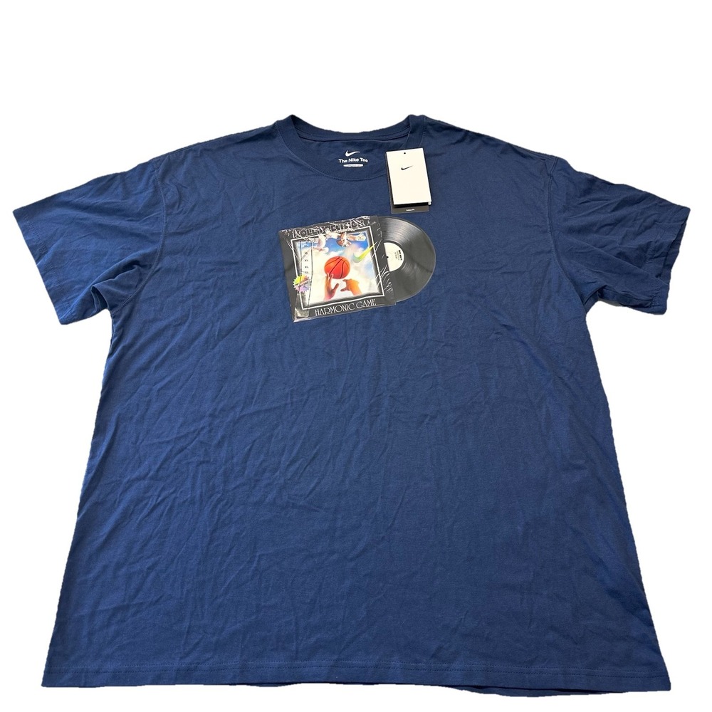 Nike Mens Size XL Vinyl‎ Soul Max 90 Loose Fit Short Sleeves T-Shirt Game Basket